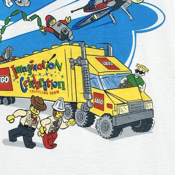 Vintage 1998 Lego Imagination Celebration Traveling Show Tour Tee Shirt Adult M - Picture 4 of 12